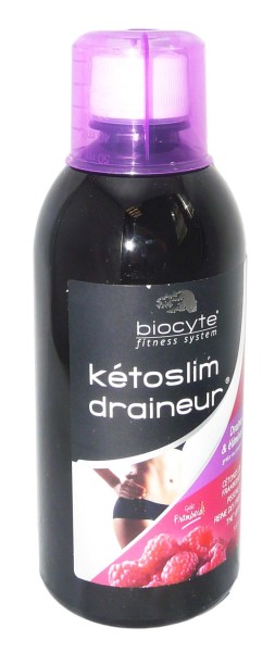BIOCYTE KETOSLIM DRAINEUR GOUT FRAMBOISE 500ML BIOCYTE KETOSLIM DRAINEUR GOUT FRAMBOISE 500ML