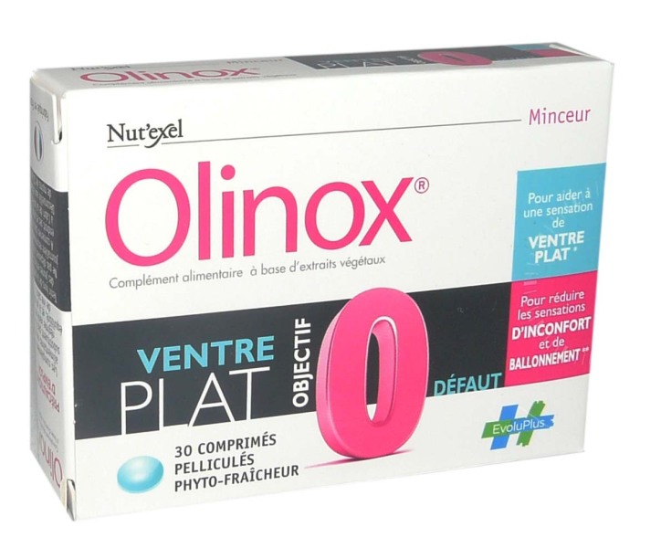 OLINOX VENTRE PLAT OBJECTIF 0 30 COMPRIMES OLINOX VENTRE PLAT OBJECTIF 0 30 COMPRIMES