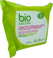 BIO SECURE 25 LINGETTES DEMAQUILLANTES