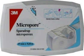 MICROPORE SPARADRAP 25 MM X 9,14 M BLANC