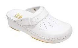 SCHOLL CHAUSSURE CLOG SABOT BLANC