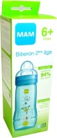 MAM BIBERON BLEU +6M 330ML