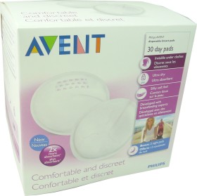 AVENT COUSSINETS D'ALLAITEMENT JETABLES BOITE DE 30