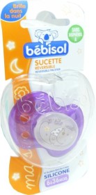 BEBISOL SUCETTE REVERSIBLE SILICONE 6-36 MOIS FILLE