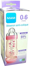 MAM BIBERON ROSE 0-6M 260ML