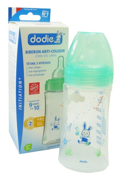 Dodie Biberon Anti Colique Initiation Debit 2 270ml