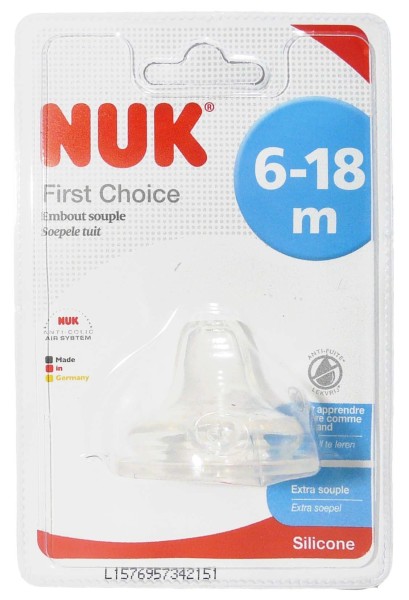 NUK First Choice Plus Tétines physiologiques