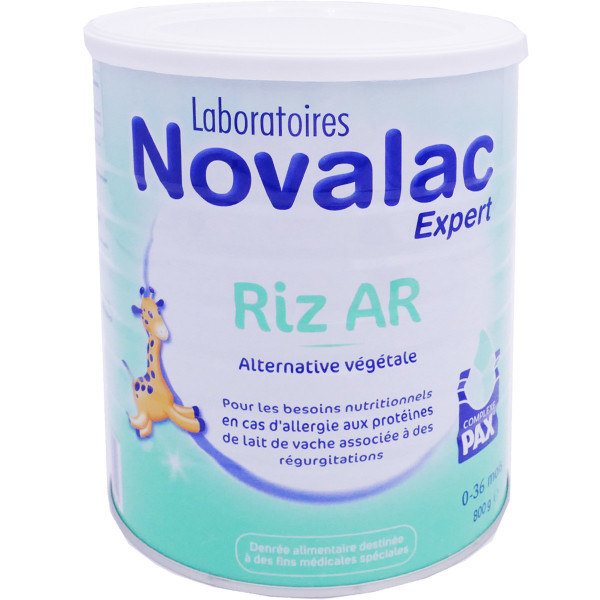 NOVALAC EXPERT RIZ AR 0-36 MOIS 800G