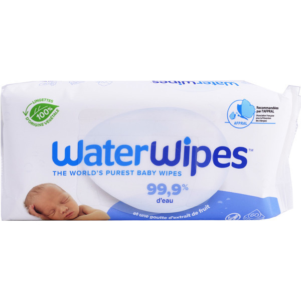 Waterwipes lingettes en paquet de 60