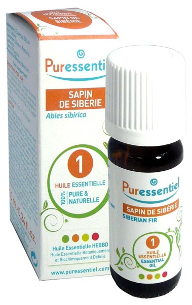 Puressentiel - Huile Essentielle Sapin de Sibérie - 100% pure et naturelle  - HEBBD - 10 ml