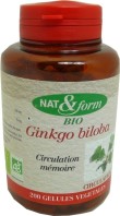 GINKGO BILOBA 200 GELLULES BIO