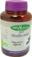 RADIS NOIR 200 GELULES BIO