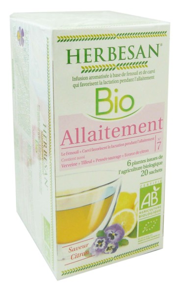 Herbesan infusion bio sachets - Tisane Perte de poids - Minceur