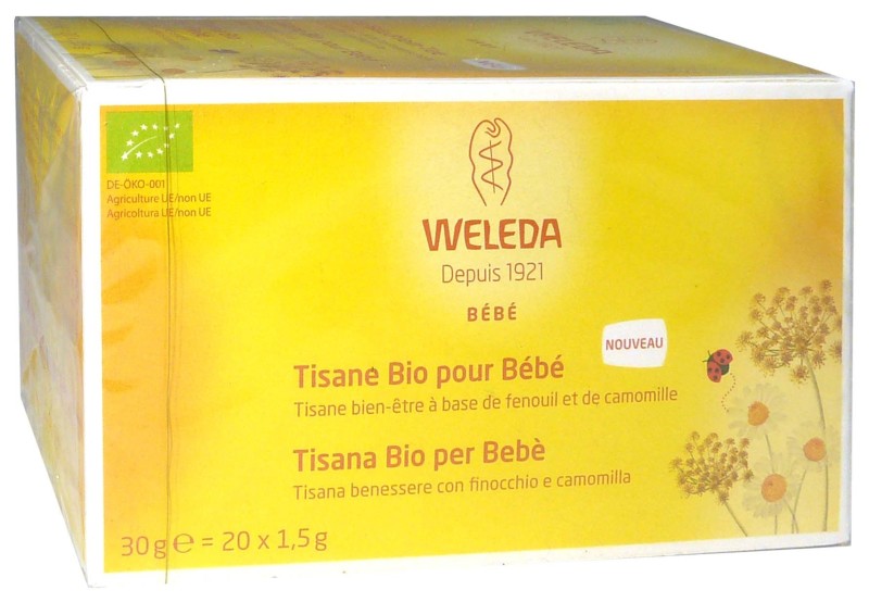 NSFP WELEDA TISANE BIO POUR BEBE 20x1.5G