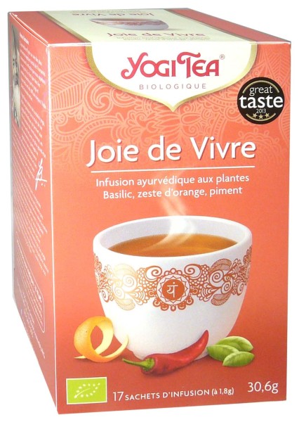 YOGI TEA INFUSION JOIE DE VIVRE x17 SACHETS