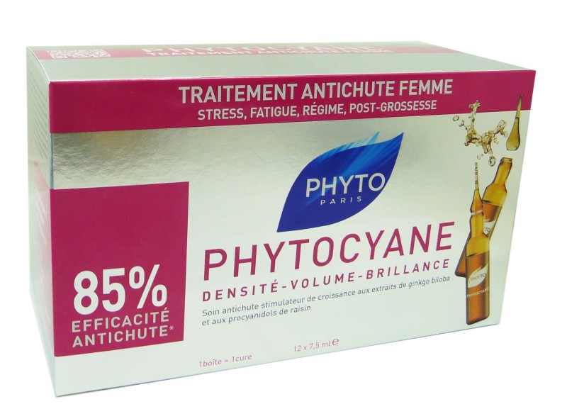 PHYTOCYANE ANTICHUTE FEMME 12 AMPOULES