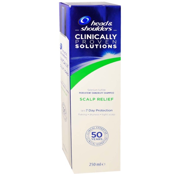 nsfp HEAD & SHOULDERS CLINICALLY PROVEN SOLUTIONS SCALP RELIEF 250 ML