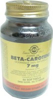 SOLGAR BETA-CAROTENE 7MG 60 SOFTGELS