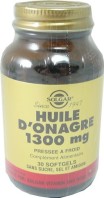 SOLGAR HUILE D'ONAGRE 1300MG 30 SOFTGELS