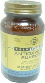 SOLGAR ANTIOXYDANT SUPPORT 60 GELULES