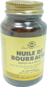 SOLGAR HUILE DE BOURRACHE 30 SOFTGELS