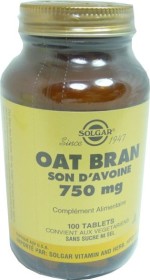 SOLGAR OAT BRAN SON D'AVOINE 750MG 100 COMPRIMES