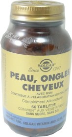 SOLGAR PEAU ONGLES CHEVEUX 60 COMPRIMES