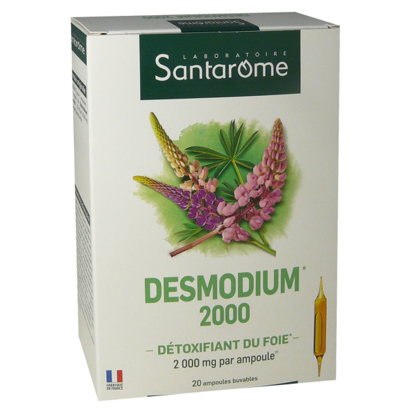SANTAROME BIO DESMODIUM 2000 20 AMPOULES 10 ml