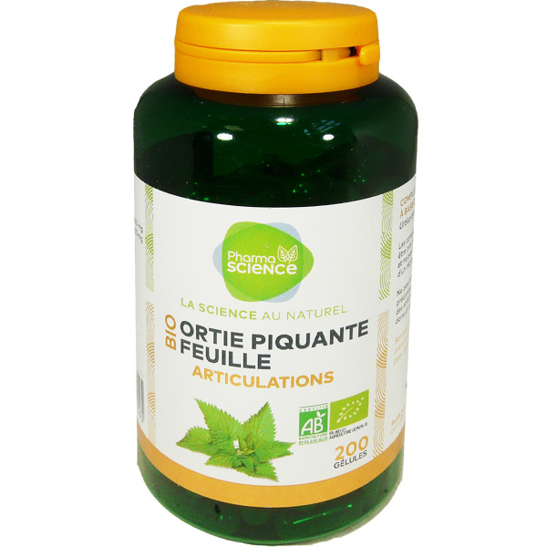 PHARMASCIENCE Ortie piquante feuille 200 gélules - Pharmacie Prado Mermoz