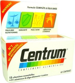 CENTRUM MULTIVITAMINES 60 COMPRIMES