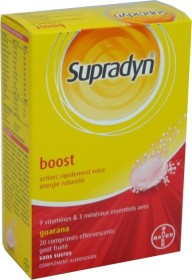 SUPRADYN BOOST 20 COMPRIMES EFFERVESCENTS