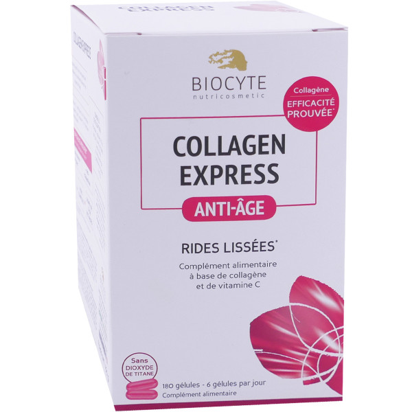 BIOCYTE COLLAGEN EXPRESS ANTI-AGE 180 GELULES