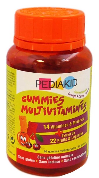 Pediakid gommes immunité Ineldea, complément alimentaire