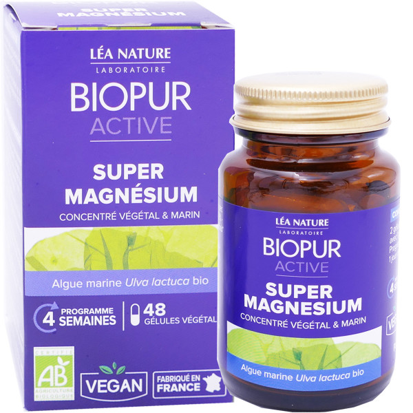 BIOPUR SUPER MAGNÉSIUM 48 GÉLULES BIO