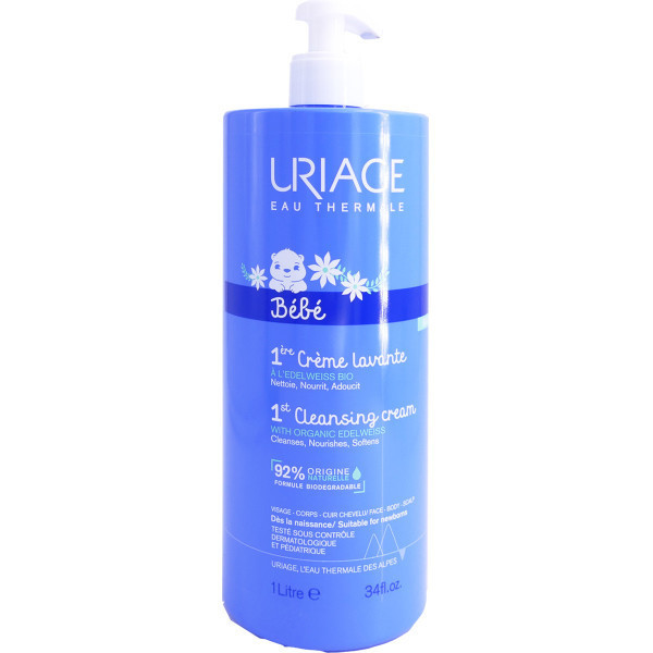 Uriage Bebe Bain 1ere Creme Lavante 1l