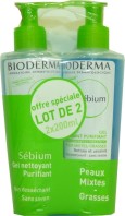 BIODERMA SEBIUM MOUSSANT LOT DE 2 * 200ML