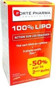 FORTE PHARMA 100% LIPO ACTION SUR LES GRAISSES LOT DE 2