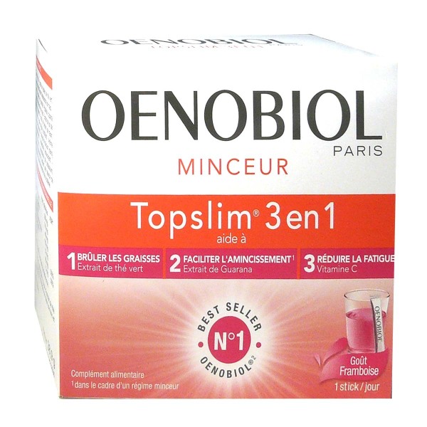 Nsfp Oenobiol Minceur Topslim 3en1 Gout Framboise