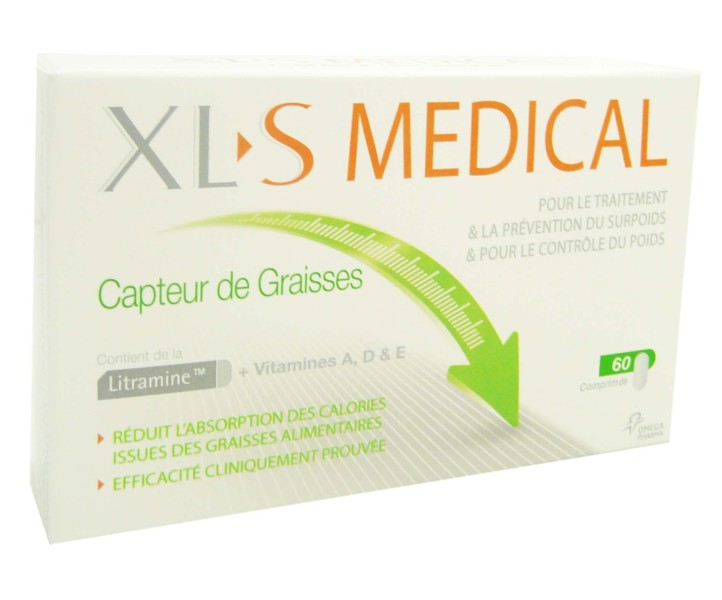 XLS Medical Capteur de Graisses Aide à la Perte de Poids 60