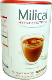 MILICAL 12 CREMES MINCEUR CARAMEL 540G