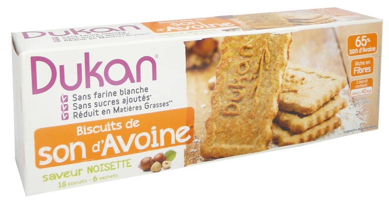 Dukan Biscuits Son D Avoine Noisettes 6 Sachets