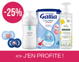promotion biberons, tétines, lait Galia et soins bébé