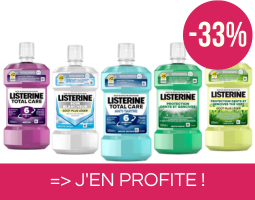Listerine Bain de bouche en promotion