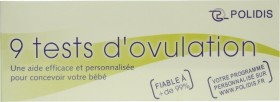 9 TESTS D' OVULATION