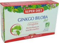 SUPER DIET GINKGO BILOBA BIO CIRCULATION 20 AMPOULES
