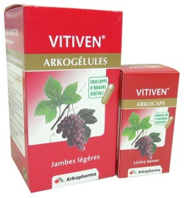 ARKOPHARMA VITIVEN ARKOGELULES FORMAT ECO 150 + 45 CAPSULES