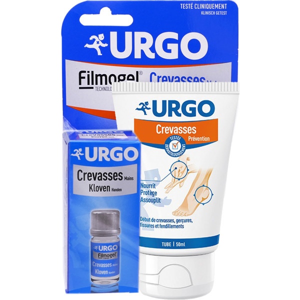 URGO FILMOGEL CREVASSES MAINS 3.25ML + CREVASSE PREVENTION 50ML