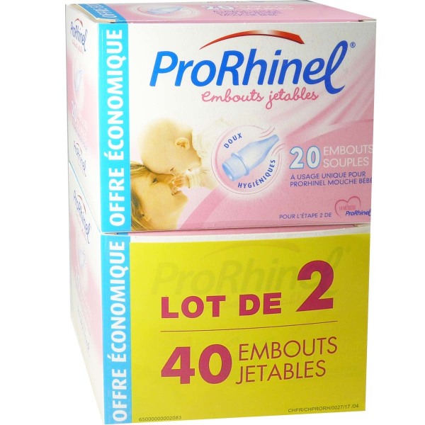 Prorhinel Embouts Jetables Lot De 2 X Embouts Jetables