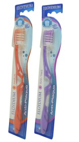 BROSSE A DENTS ANTI PLAQUE MEDIUM ORANGE OU VIOLETTE