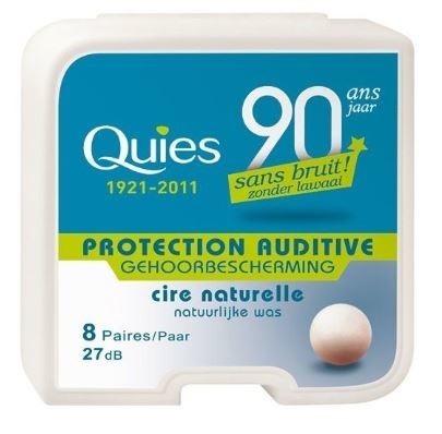 QUIES BOULES CIRE NATURELLE 8 PAIRES